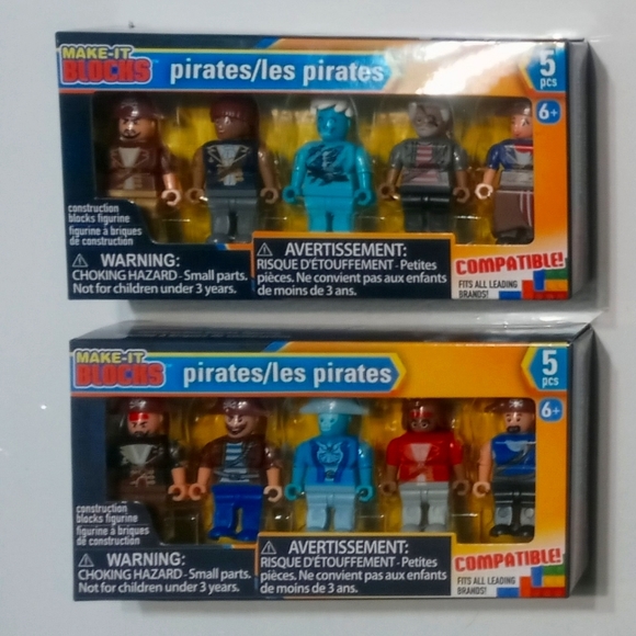 Make It Blocks 2 Pirates different set NEW Lego compatible - Picture 1 of 6